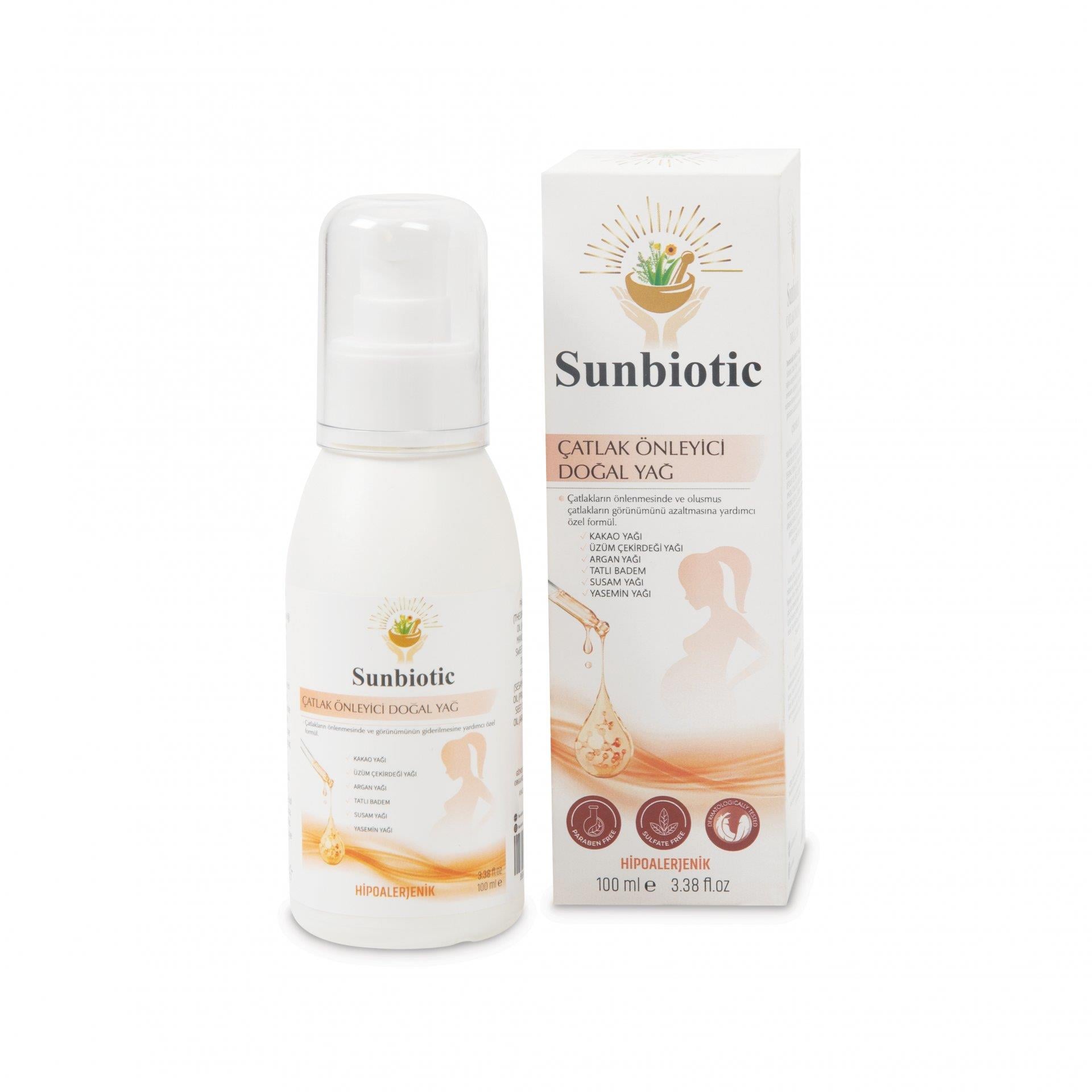Sunbiotic Çatlak Önleyici Doğal Yağ 100 ml-Sunbiotic