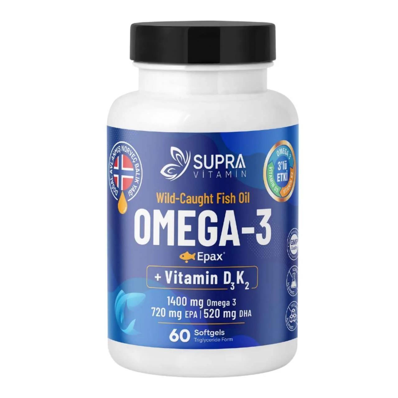 Supra Vitamin Omega-3 60 Softgel-SUPRA