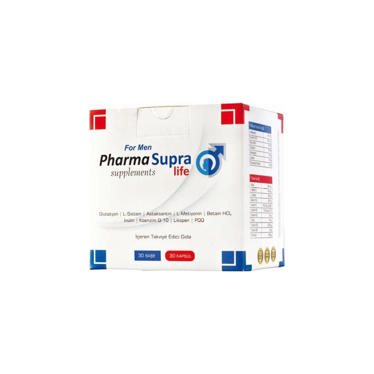 Supralife Pharma Supplements For Men 30 Saşe 30 Kapsül-BST Supplement