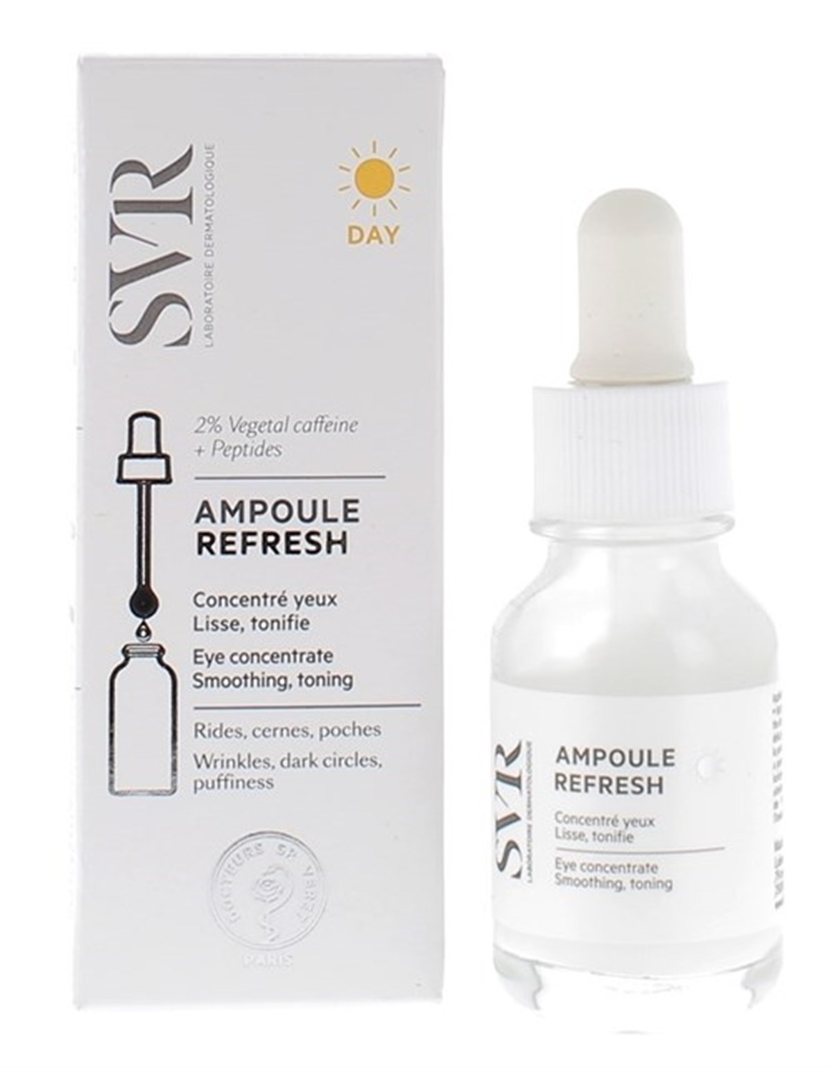 Svr Ampoule Refresh Smoothing Toning Eye Concentrate 15 ml