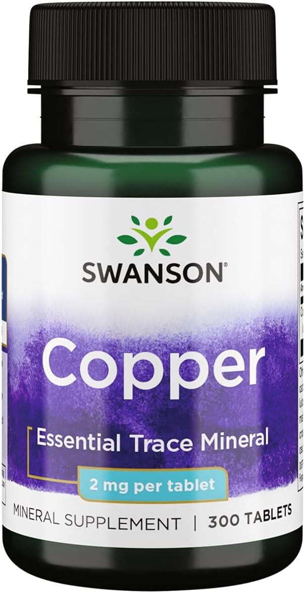 Swanson Albion Copper 2 mg 300 Tablets-Swanson