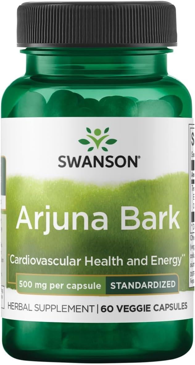 Swanson Arjuna Bark 500 mg 60 Kapsül-Swanson