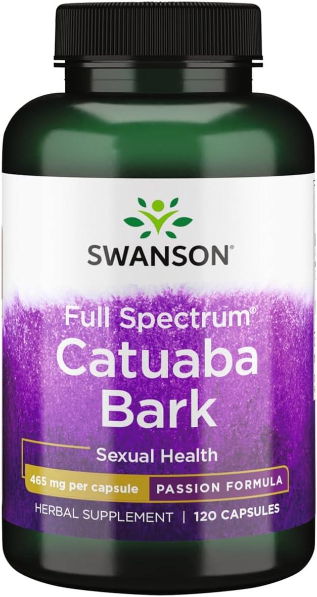 Swanson Full Spectrum Catuaba Bark 465 mg 120 Capsules-Swanson