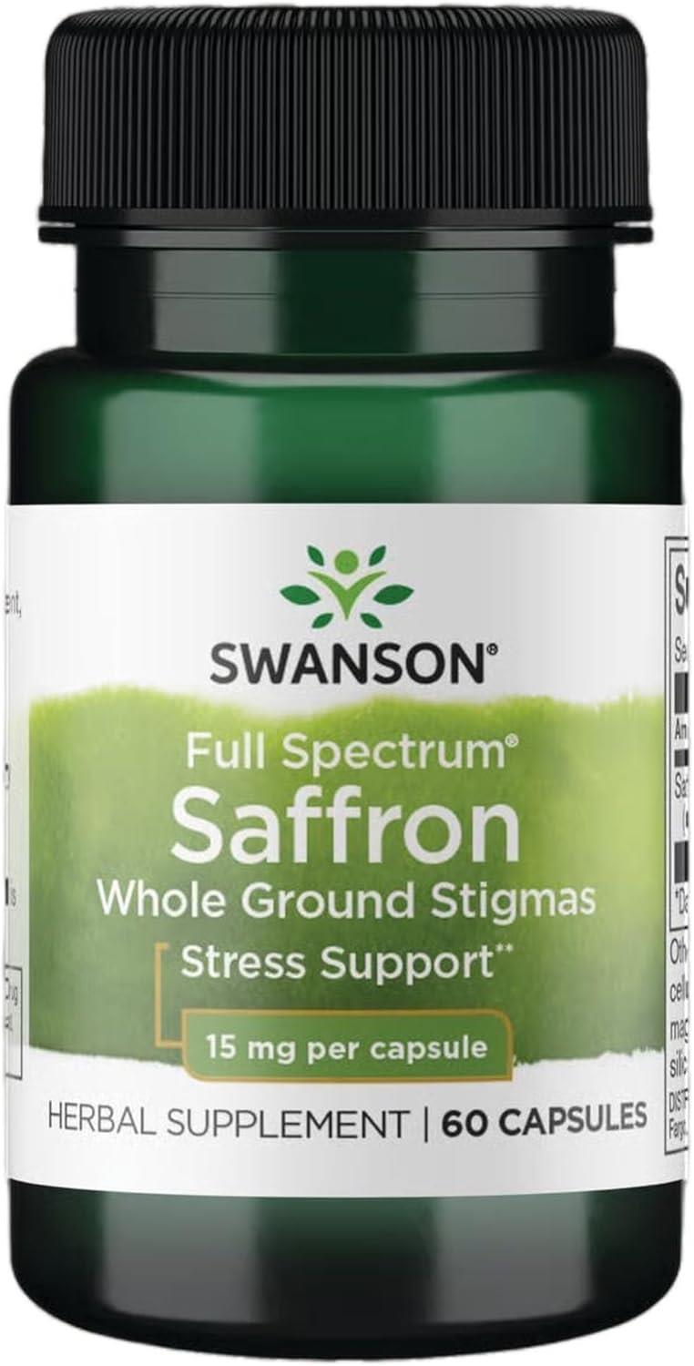 Swanson Full Spectrum Saffron 15 mg 60 Kapsül-Swanson