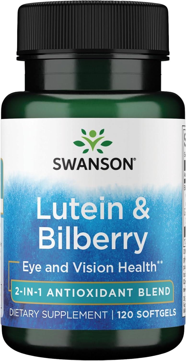 Swanson Lutein & Bilberry 120 Softgels-Swanson