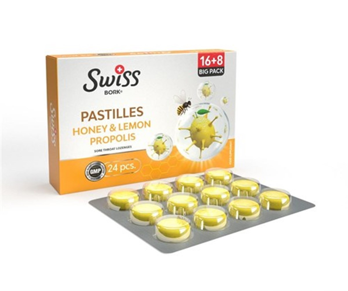 Swiss Bork Bal & Limon Pastil 24 Adet