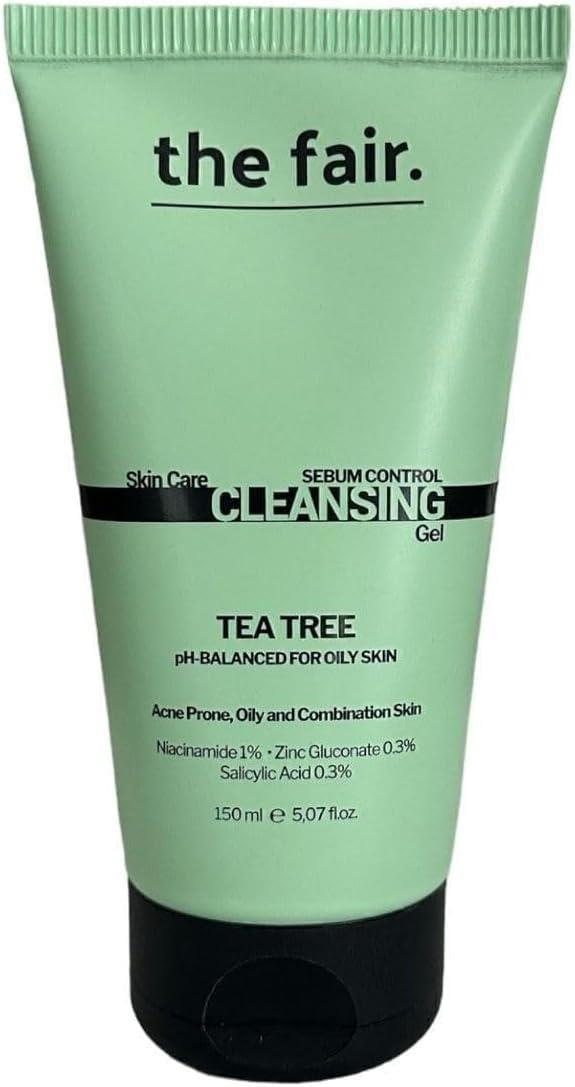 the fair. Çay Ağacı ve Salisilik Asit Çerik Sebum Dengeleten Vegan Yüz Yıkama Jeli 150 ml-The fair.