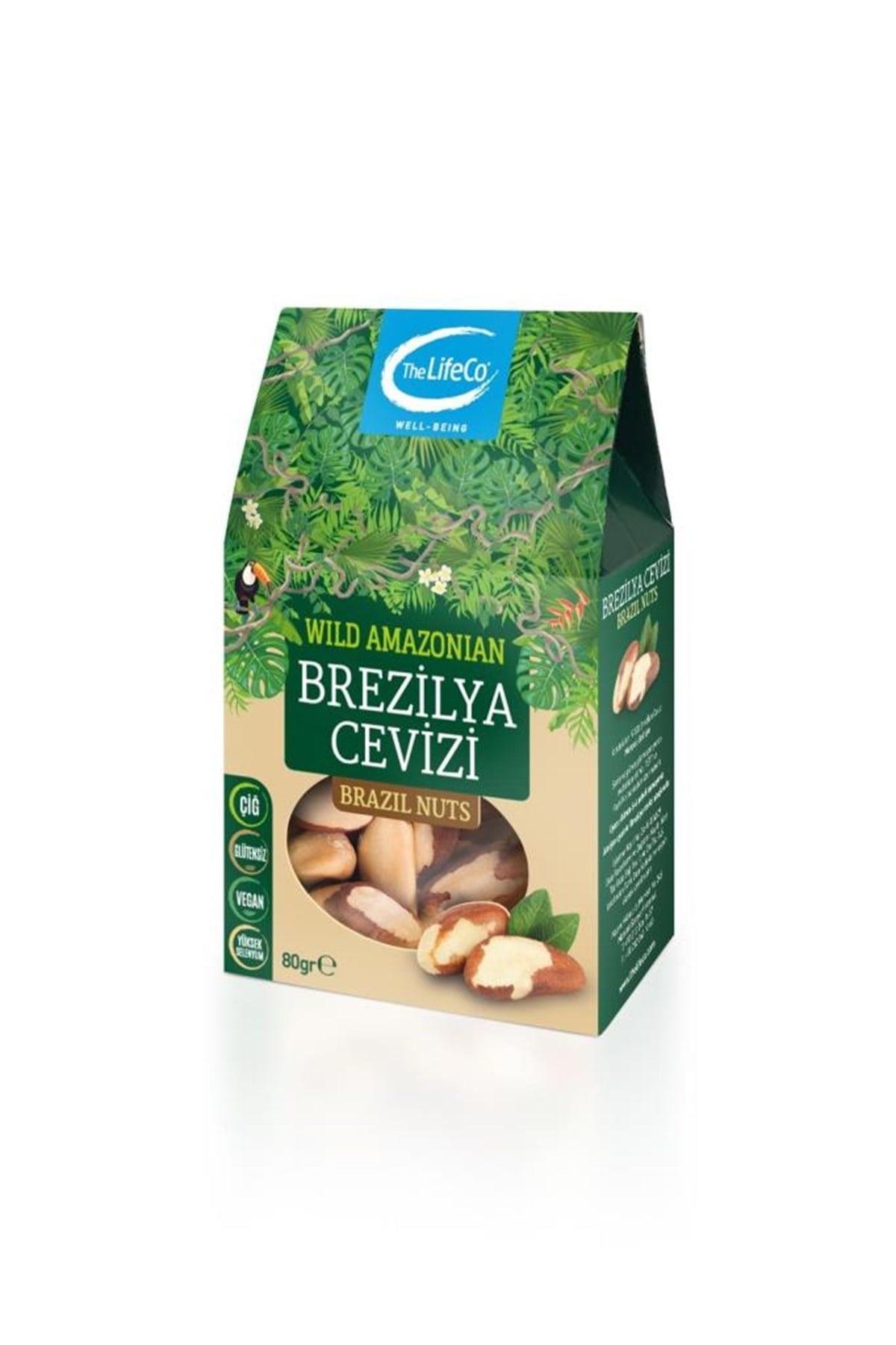 The LifeCo Amazon Cevizi Brezilya Cevizi 80gr
