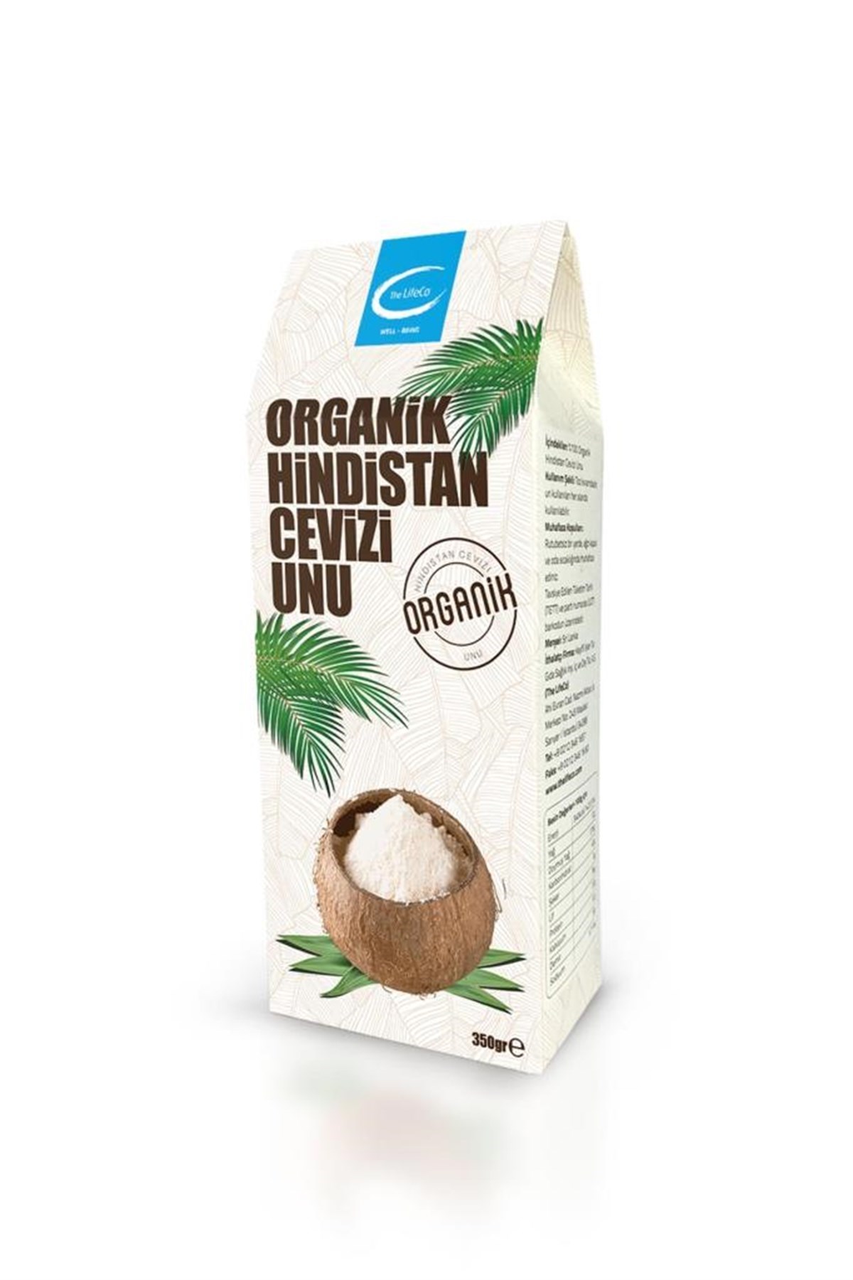 The Lifeco Organik Hindistan Cevizi Unu 350 gr
