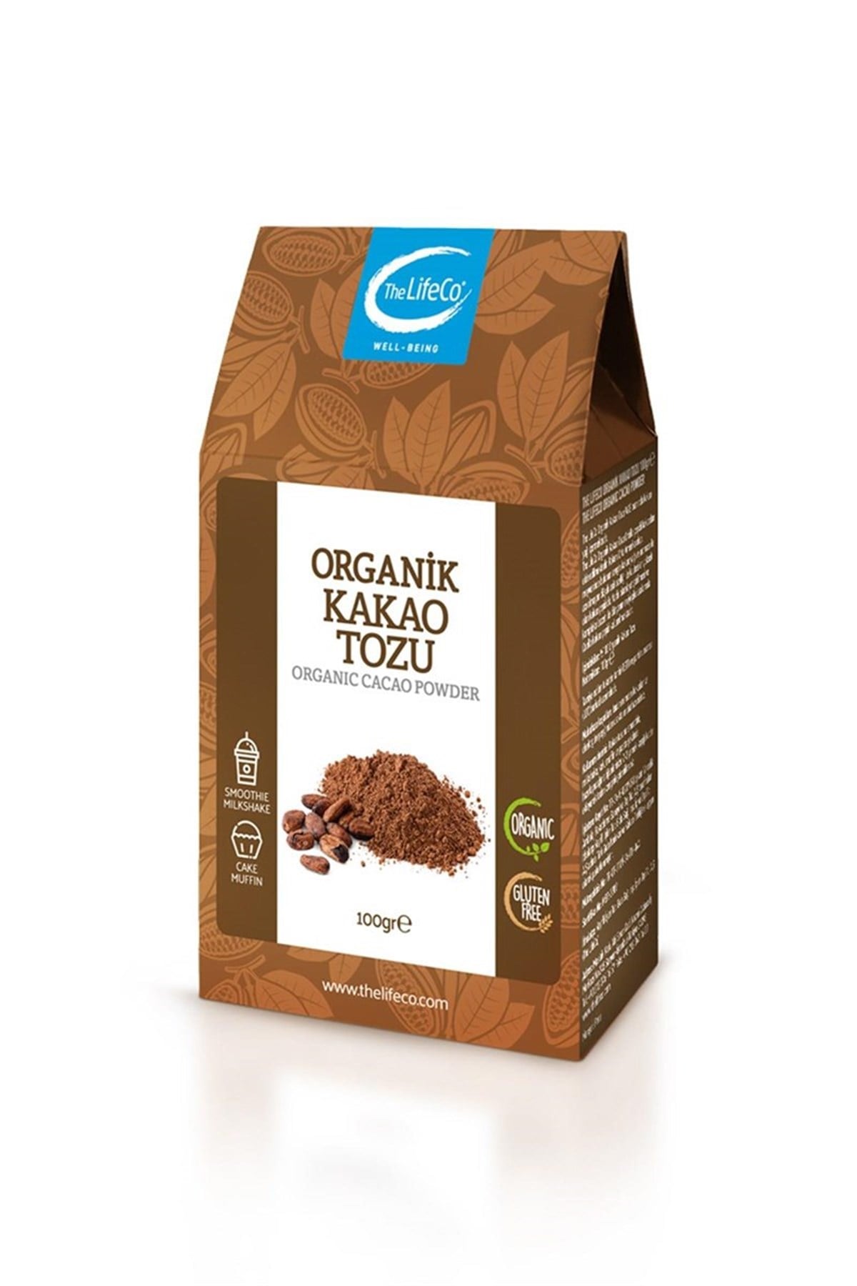 The Lifeco Organik Kakao Tozu 100 gr SKT Aralık 2022