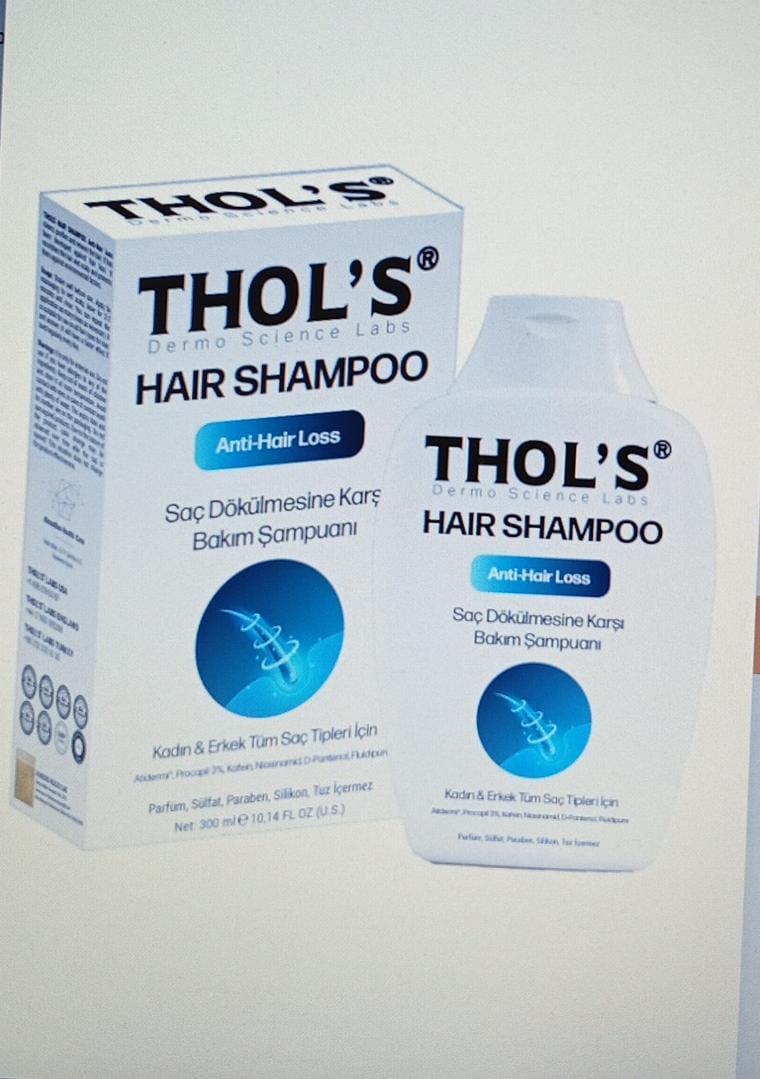 Thol's Hair Shampoo Anti-Hair Loss TB28 Saç Dökülmesine Karşı Bakım Şampuanı 300 ml-THOL'S