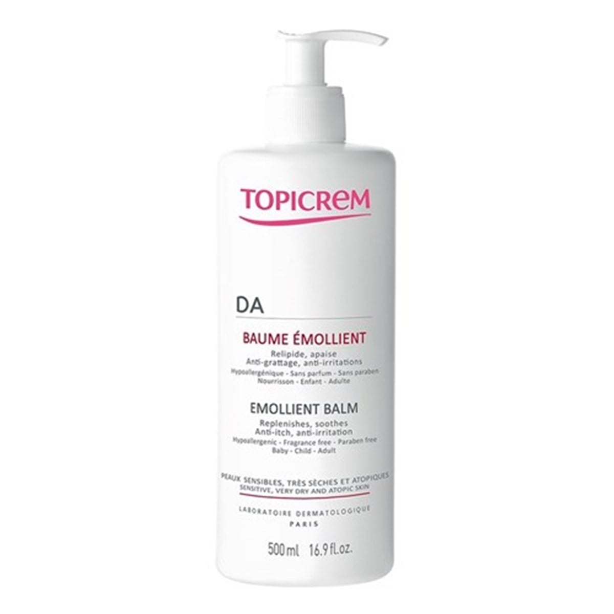 Topicrem Ad Emollient Balm 500 Ml