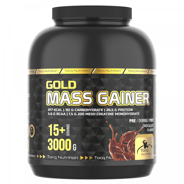Torq Nutrition Gold Mass Gainer Karbonhidrat Tozu 3000 gr 15 Servis - Çikolata Aromalı-TORQ NUTRITION