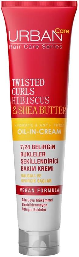 Urban Care Curl Hibiscus Water & Shea Butter Durulanmayan Krem 175 ml-Urban Care