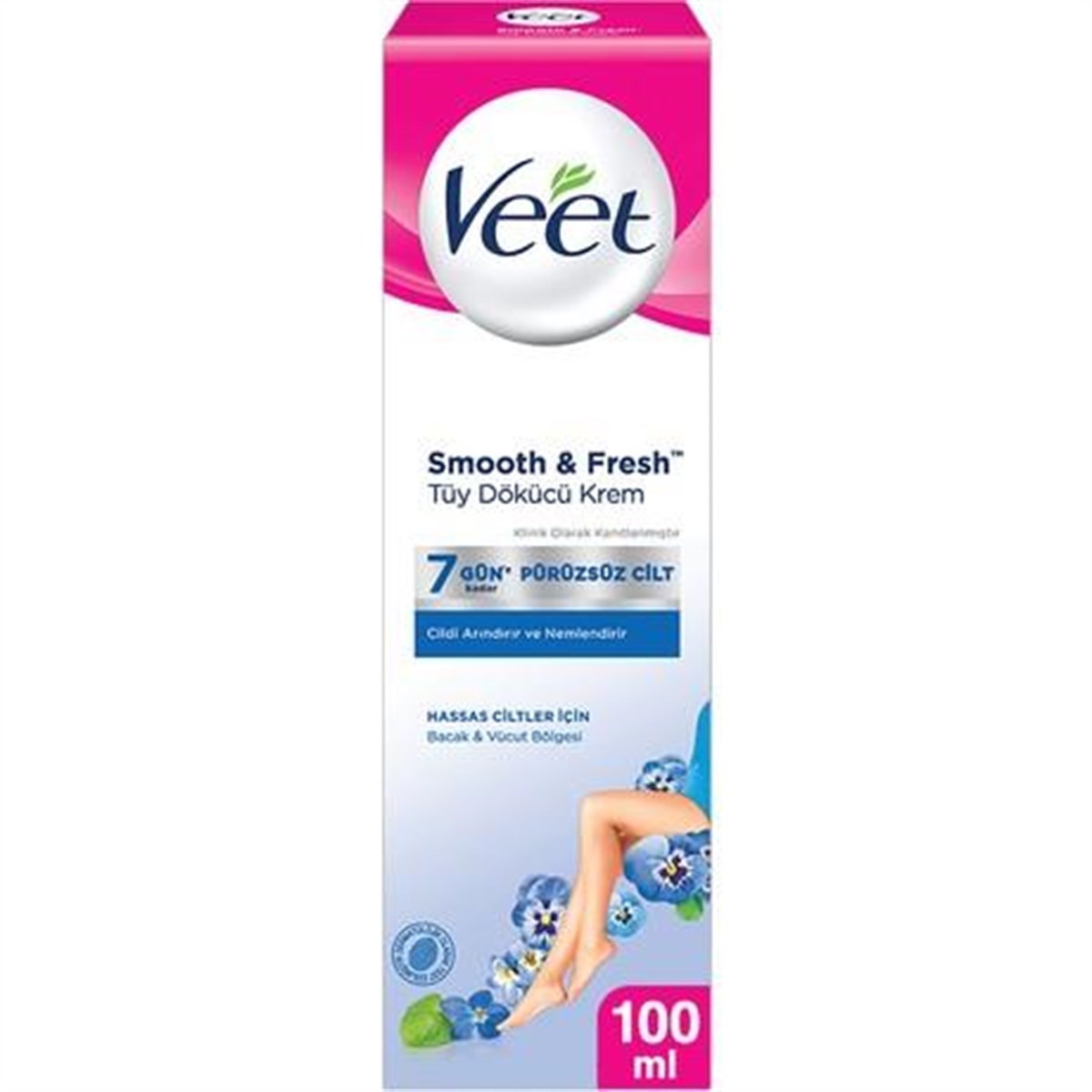 Veet Tüy Dökücü Krem Hassas Ciltler 100 Ml Yeni Koku