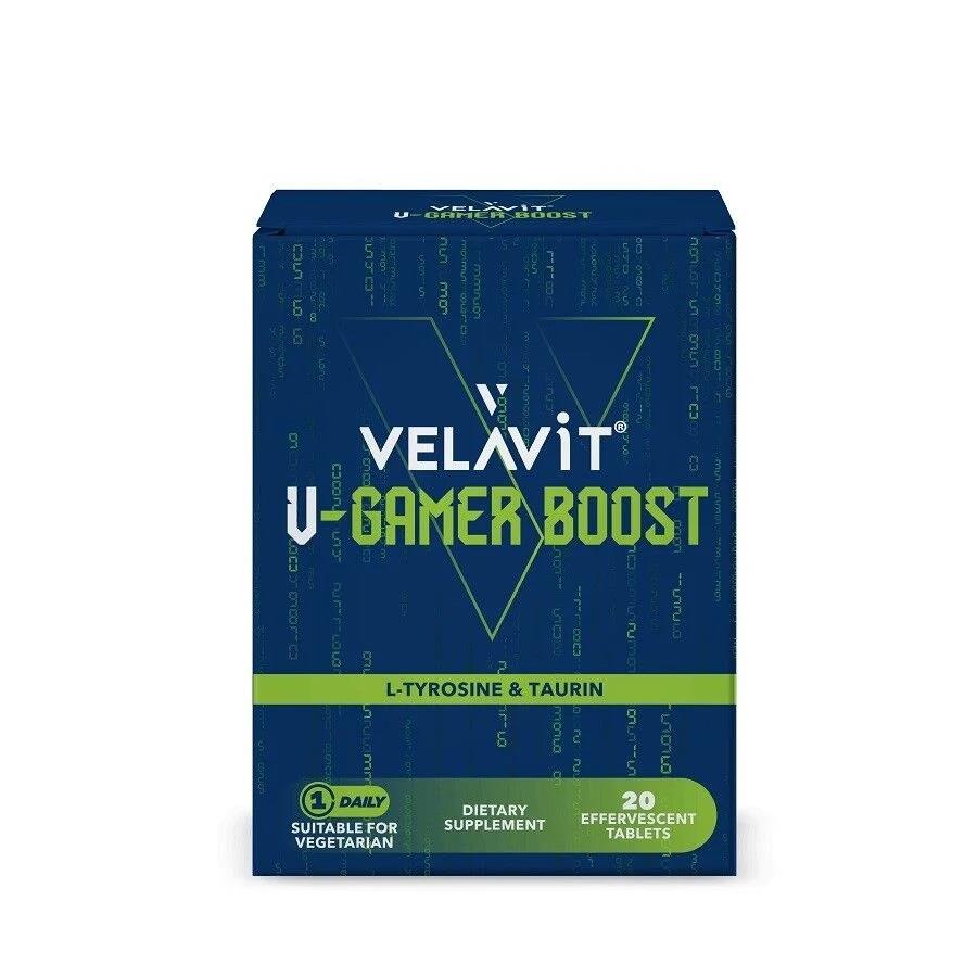 Velavit V-Gamer Boost 20 Efervesan Tablet-Velavit