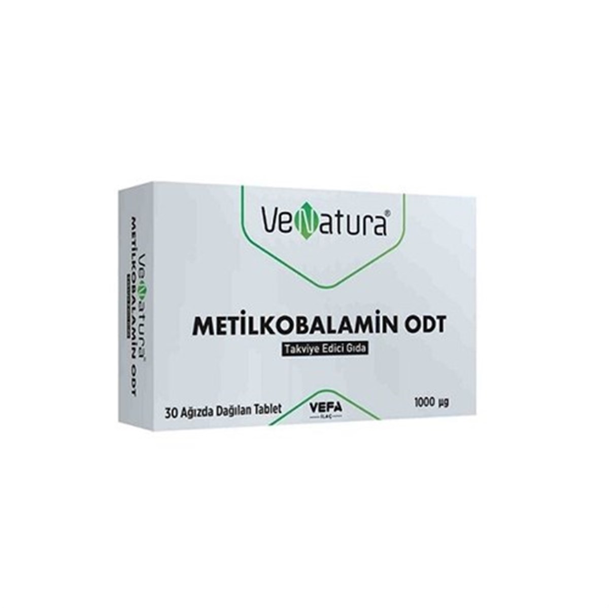 VeNatura B12 Metilkobalamin ODT Takviye Edici Gıda 30 Tablet