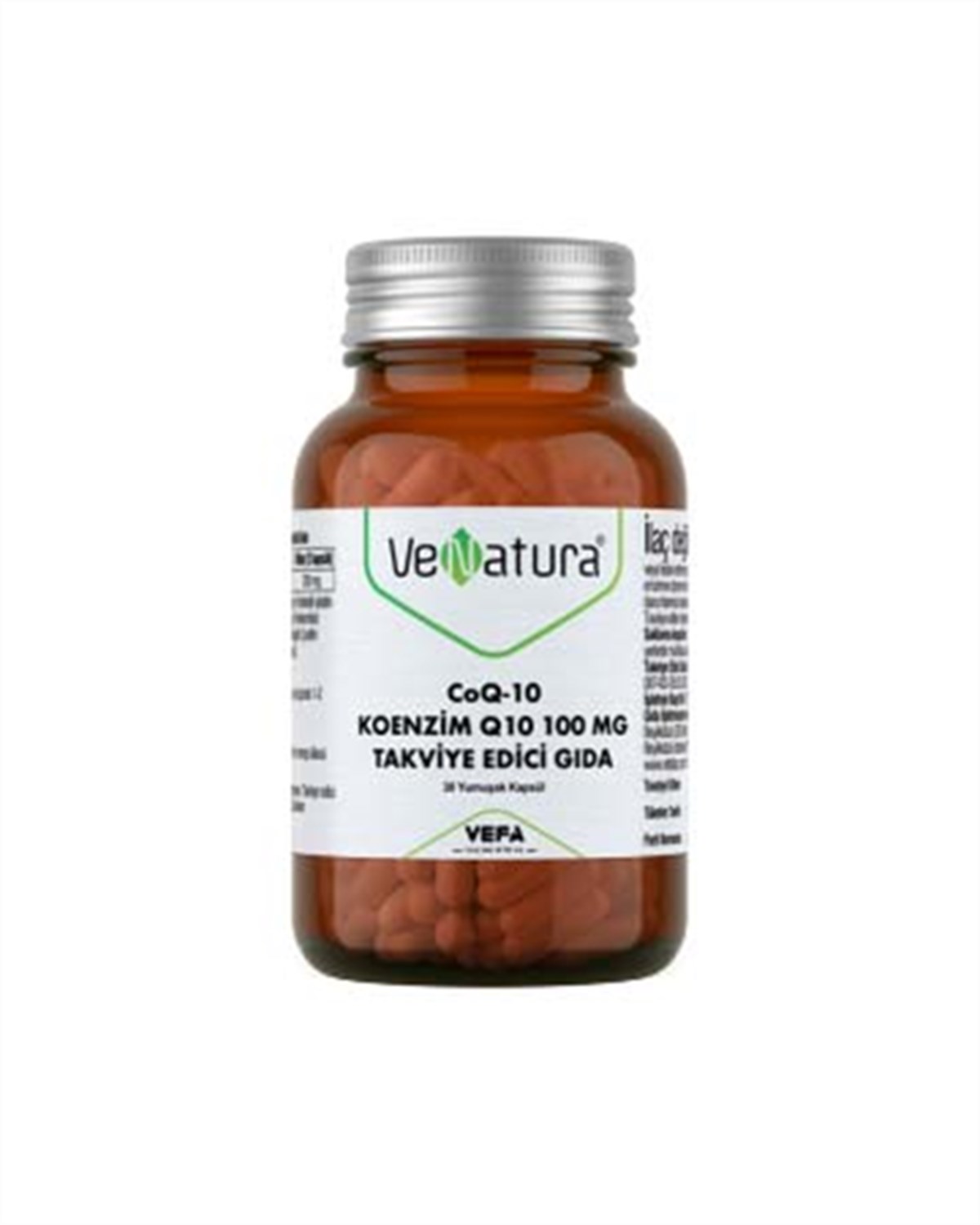 Venatura CoQ-10 Koenzim Q10 100 mg 30 Kapsül