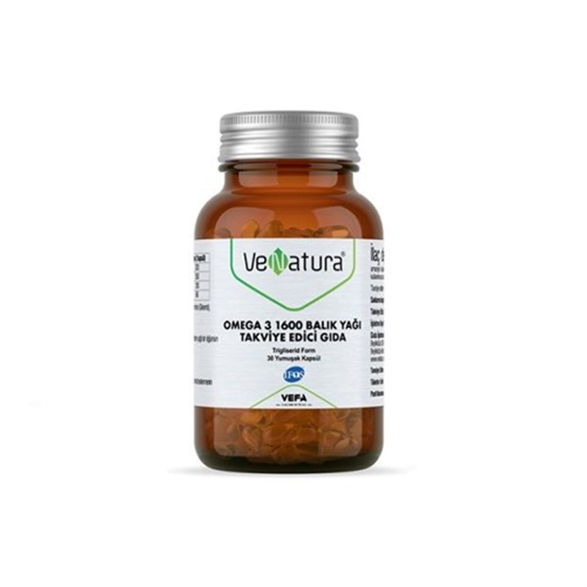 Venatura Omega 3 Balık Yağı 1600 mg 30 Kapsül