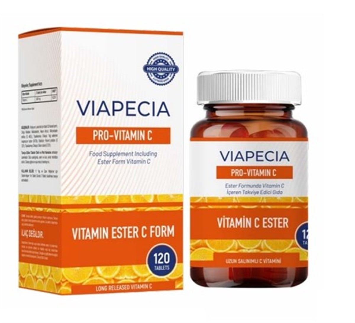 Viapecia Pro-Vitamin C 120 Tablet
