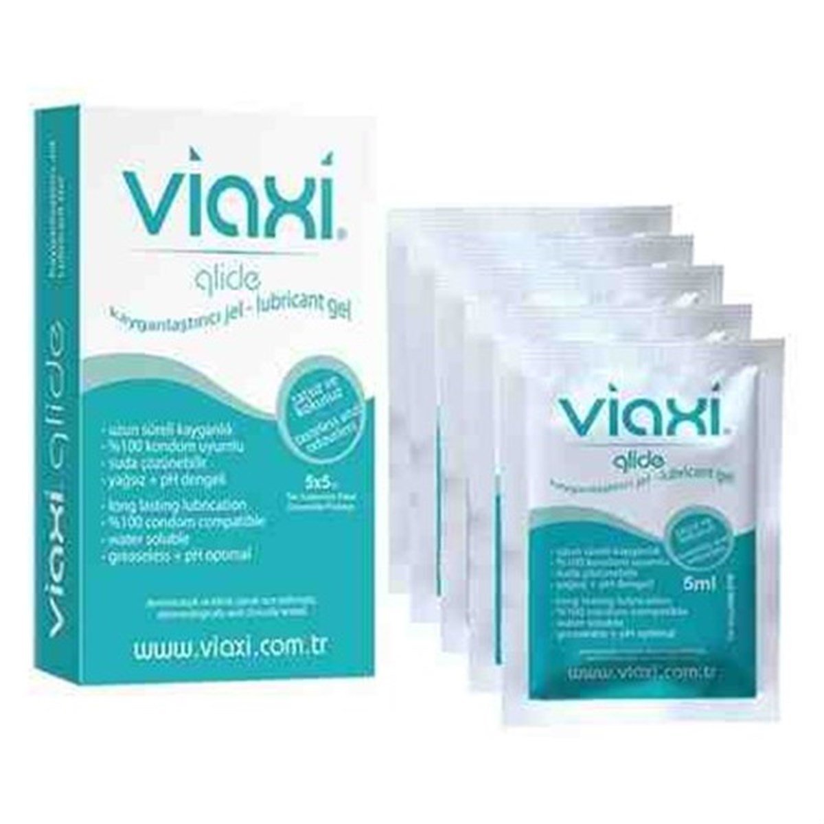 Viaxi Su Bazlı Kayganlaştırıcı Jel 5x5 ml