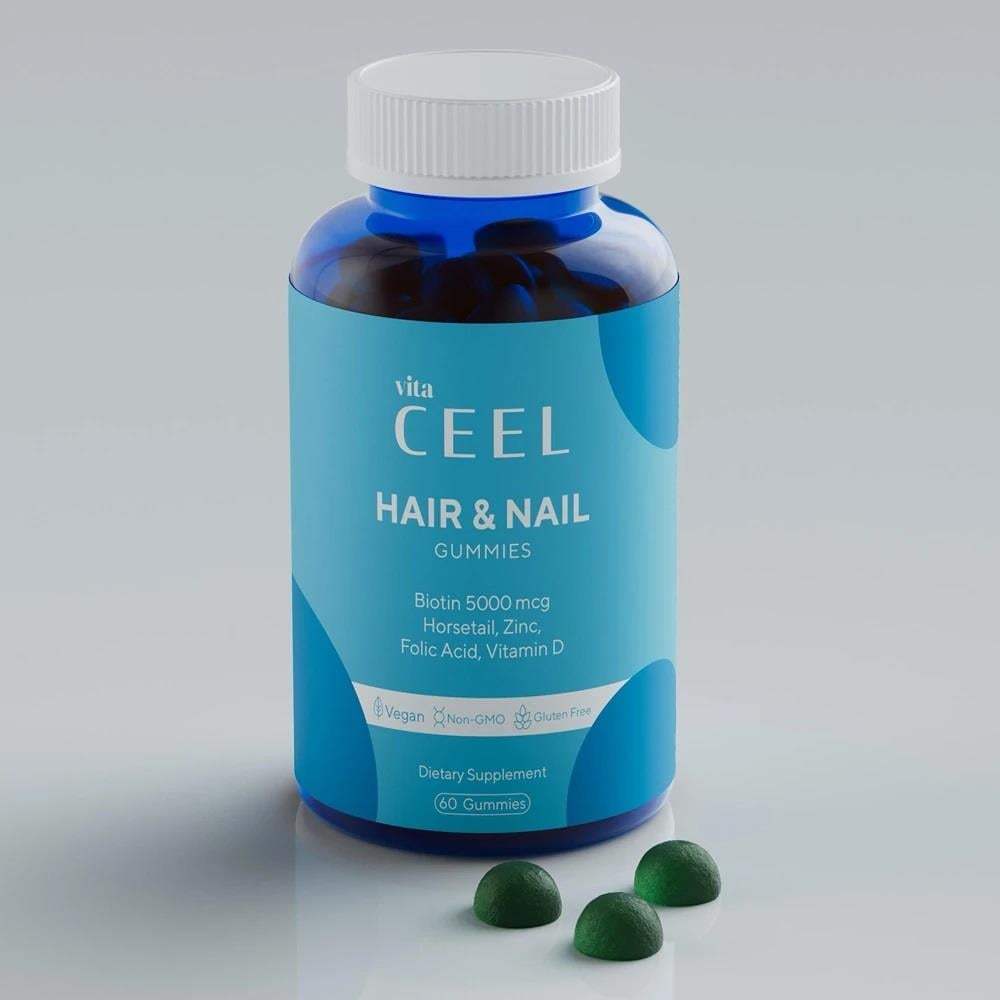 Vita Ceel Hair and Nail Gummies 60 Gummies-VİTA CEEL