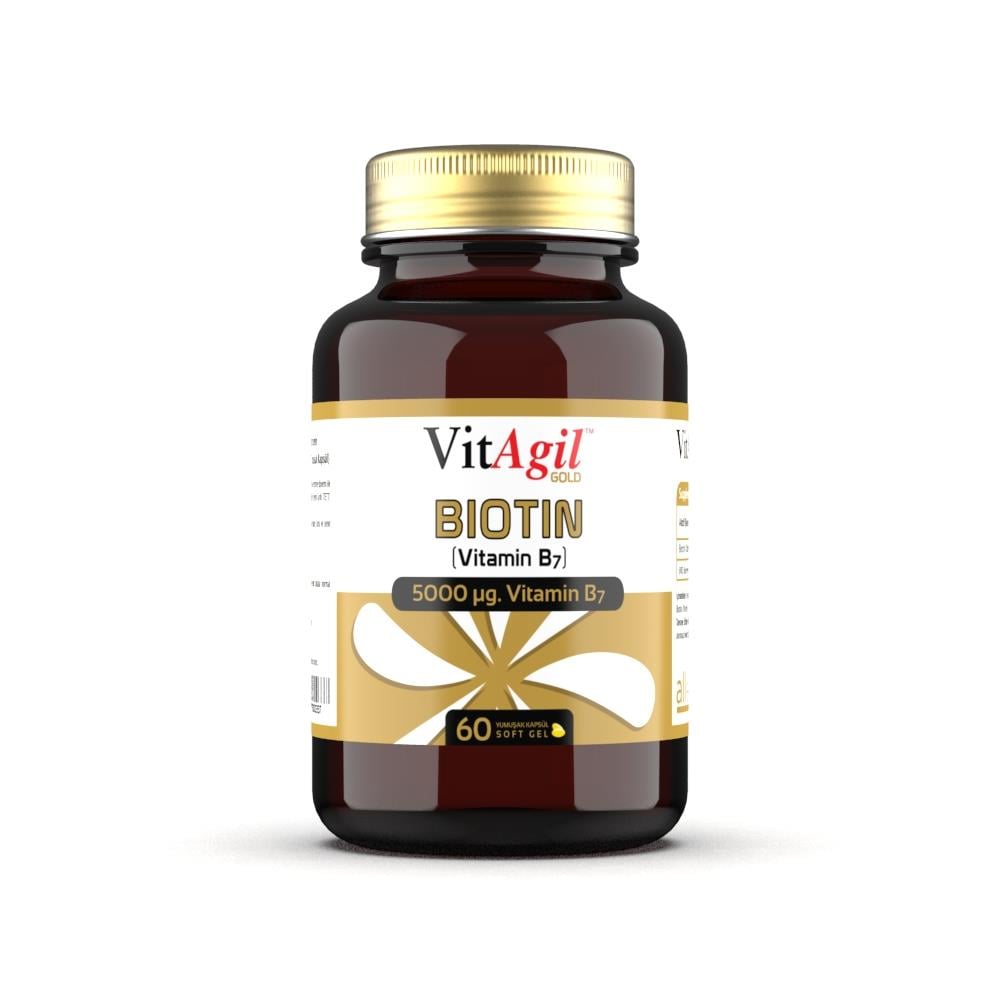 Vitagil Gold Biotin 60 Yumuşak Kapsül-VitAgil
