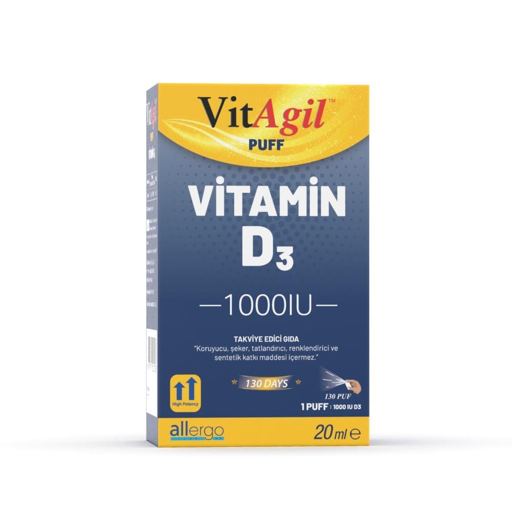 Vitagil Puff 1000 IU D3 Sprey-VitAgil