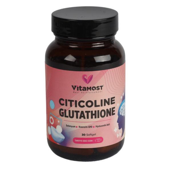 Vitamost Citicoline Glutathione Selenyum COQ-10 30 Softjel-VitaMost