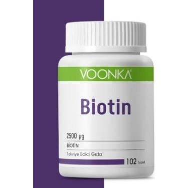 Voonka Biotin İçerikli ( 2500 Mg ) Takviye Edici Gıda 102 Tablet-Voonka