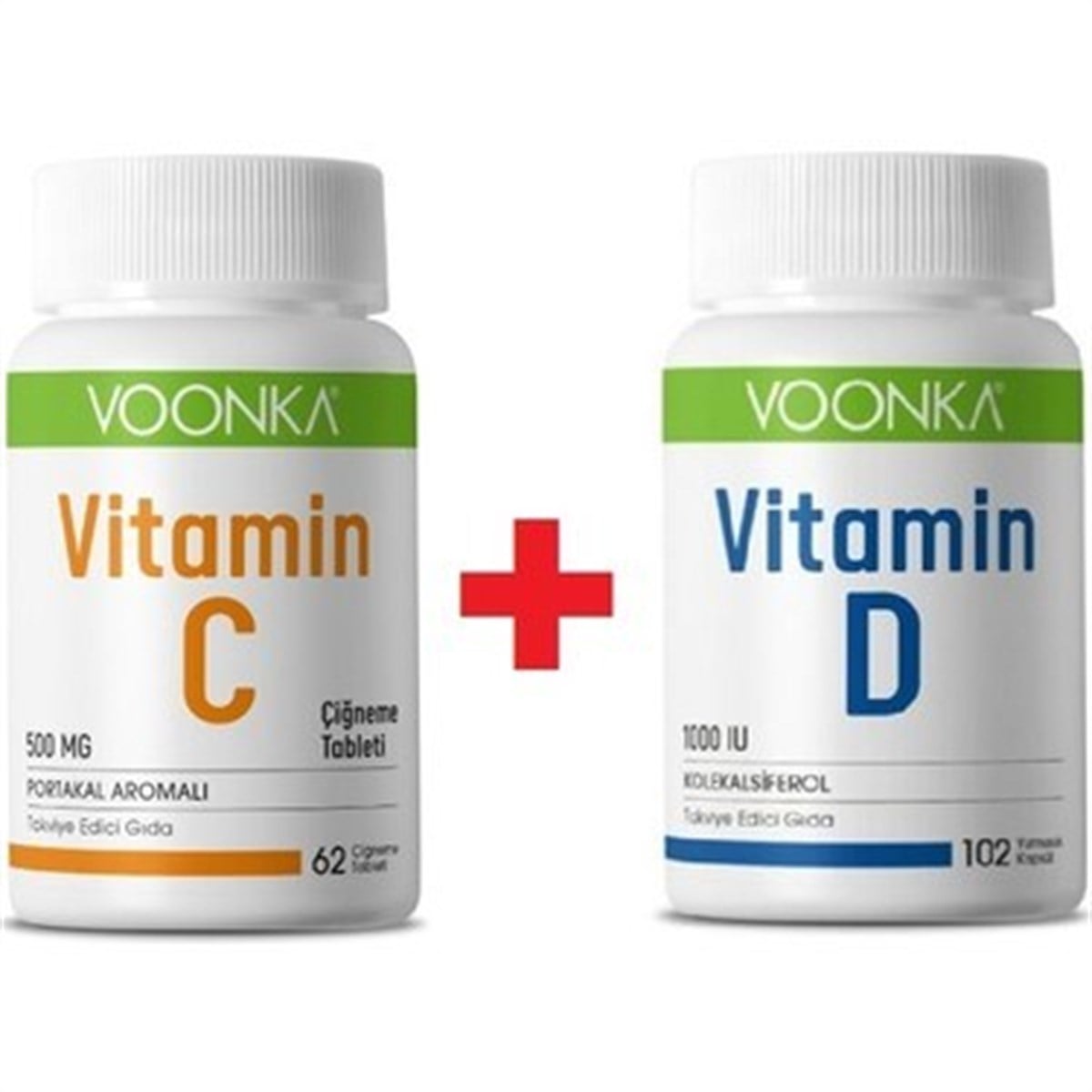 Voonka C Vitamini 62 Tablet Avantajlı Kış Paketi D Vitamini Hediye