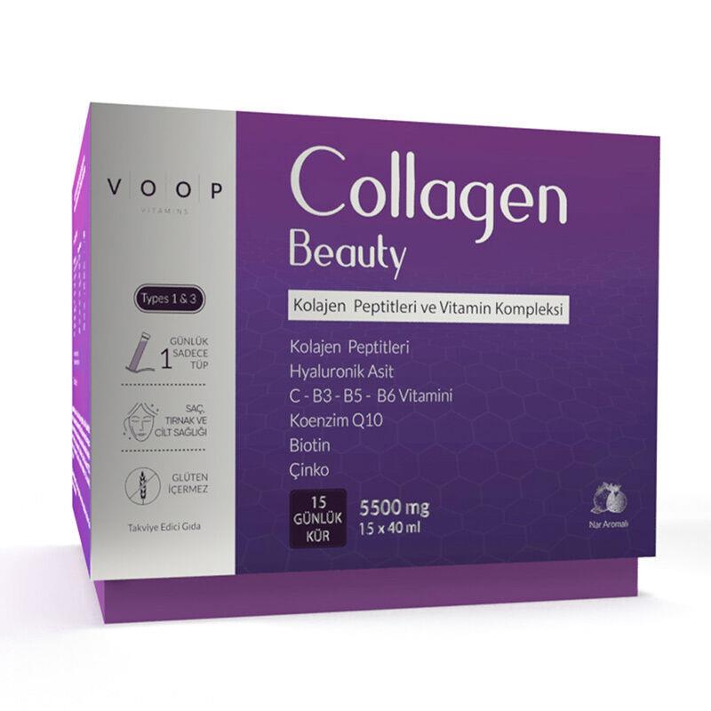 Voop Collagen Beauty 5500 mg 15 Tüp 40 ml-Voop