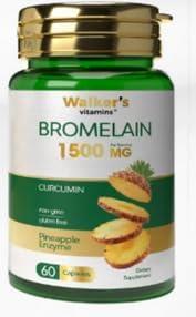 Walkers Bromelain Yeşil Çay Krom Curcumin Berberine Resveratrol 60 Kapsül-Walkers