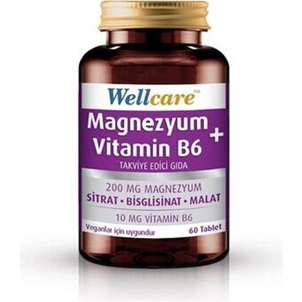 Wellcare Magnezyum Vitamin B6 60 Tablet
