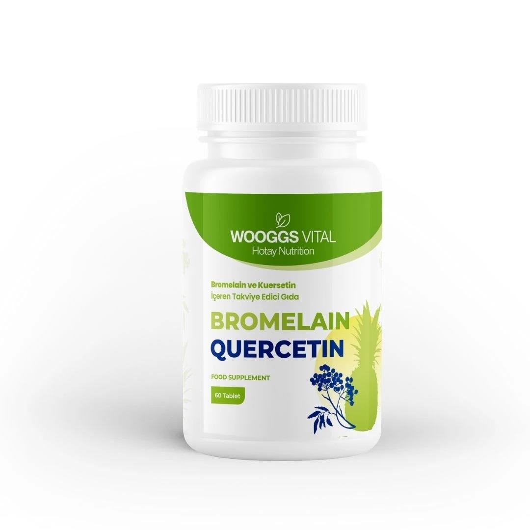 Wooggs Vital Bromelain ve Kuersetin 60 Tablet-Wooggs Vital
