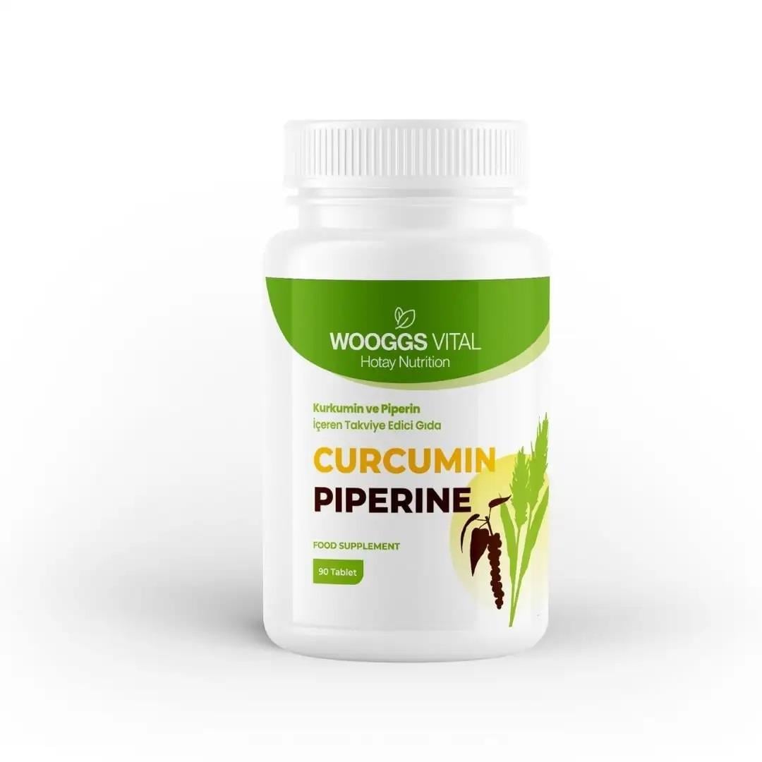 Wooggs Vital Kurkumin ve Piperin 90 Tablet-Wooggs Vital
