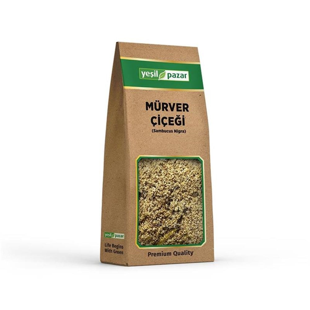 Yeşil Pazar Mürver Çiçeği 30 gr