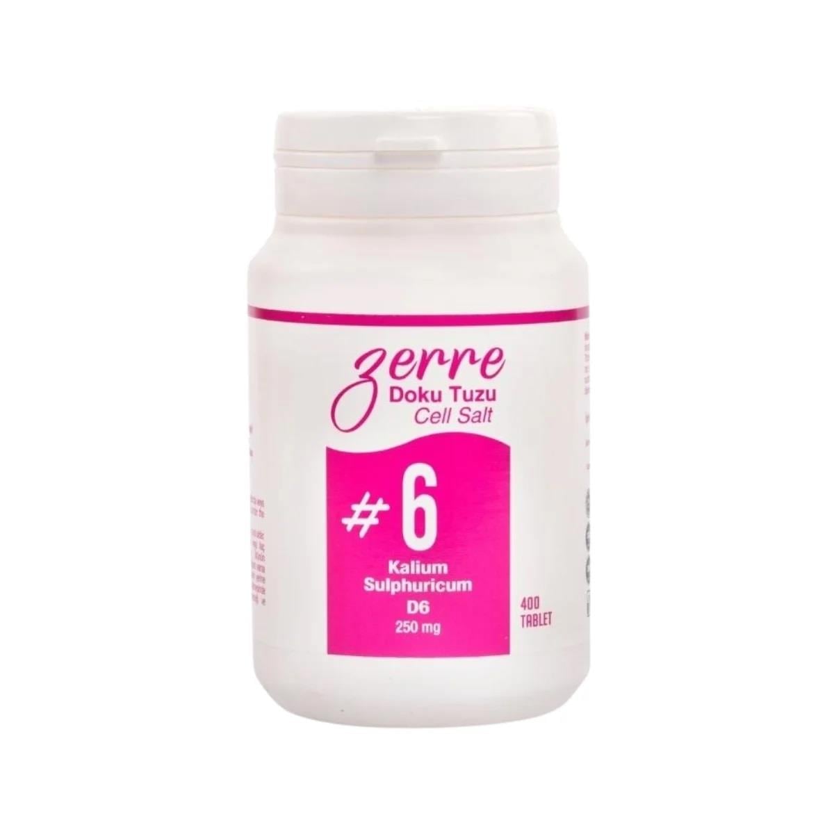 Zerre Doku Tuzu No: 6 250 mg 400 Tablet-Zerre