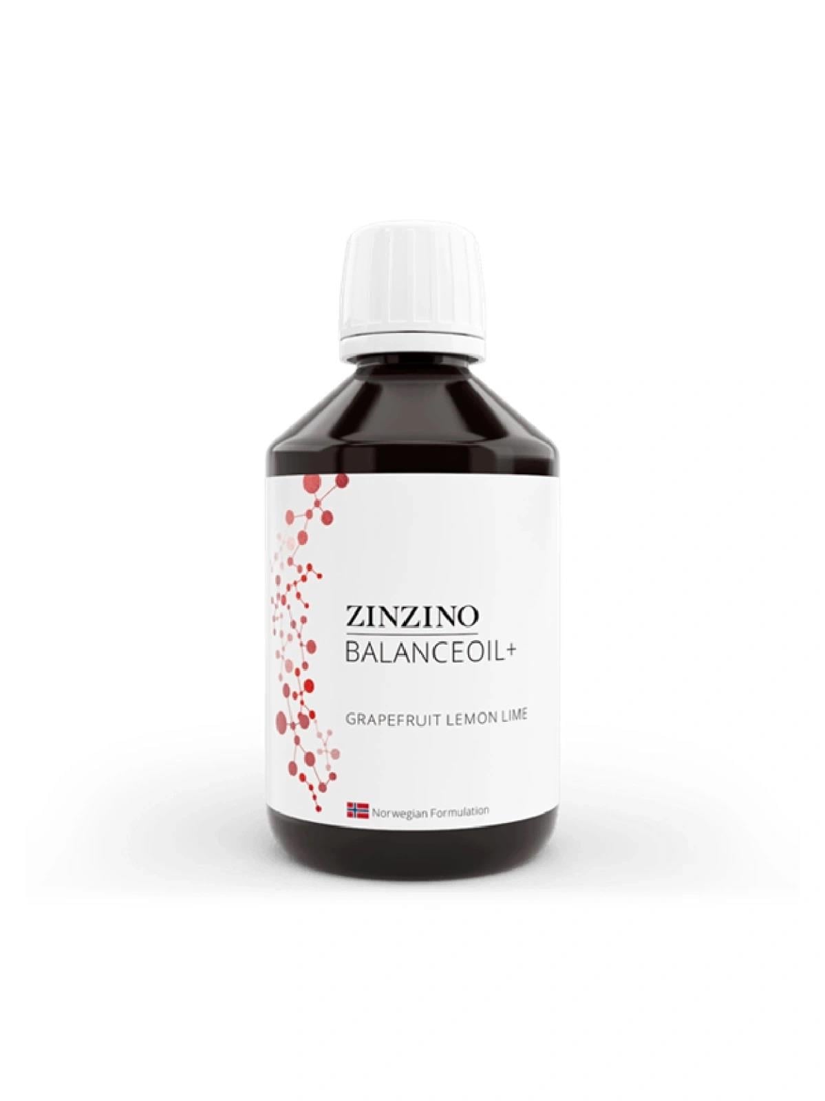 Zinzino Omega 3 Balanceoil+ Greyfurt Limon 300 ml-Zinzino