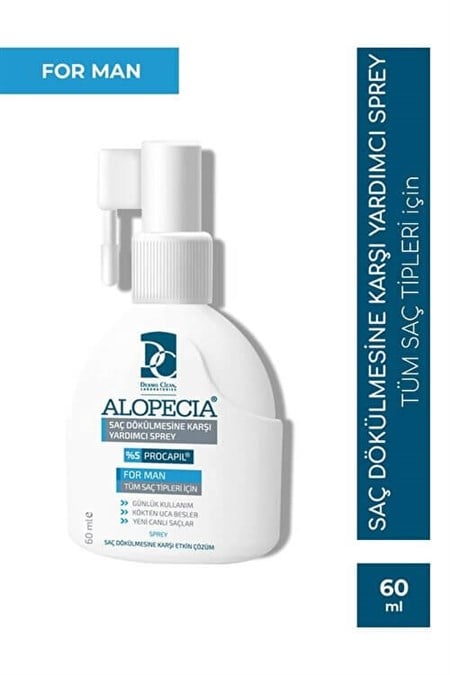 Alopecia Anti Hair Loss Serum Dermal Spray 60 Ml - %5 Procapil Saç Serumu-Alopecia