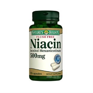 Nature´s Bounty Flush Free Niacin 500 mg 50 Kapsül