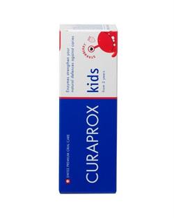 Curaprox Kids Enzycal 2 Yaş Üzeri Çilek Aromalı Florürsüz Çocuk Diş Macunu-Curaprox