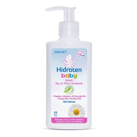 Hidroten Baby Saç ve Vücut Şampuanı 200 ml
