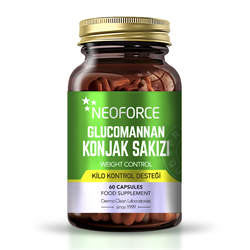 Neoforce Glucomannan Konjak Sakızı 60 Kapsül-Dermo Clean