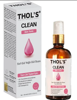 Thol's Clean Skin Tonic TB12 Saf Gül Yağlı Gül Suyu 100 ml-THOL'S