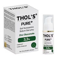 Thol's Pure+ Zinc Gluconate 3,3% TB55 Bakım Serumu 15 ml-THOL'S