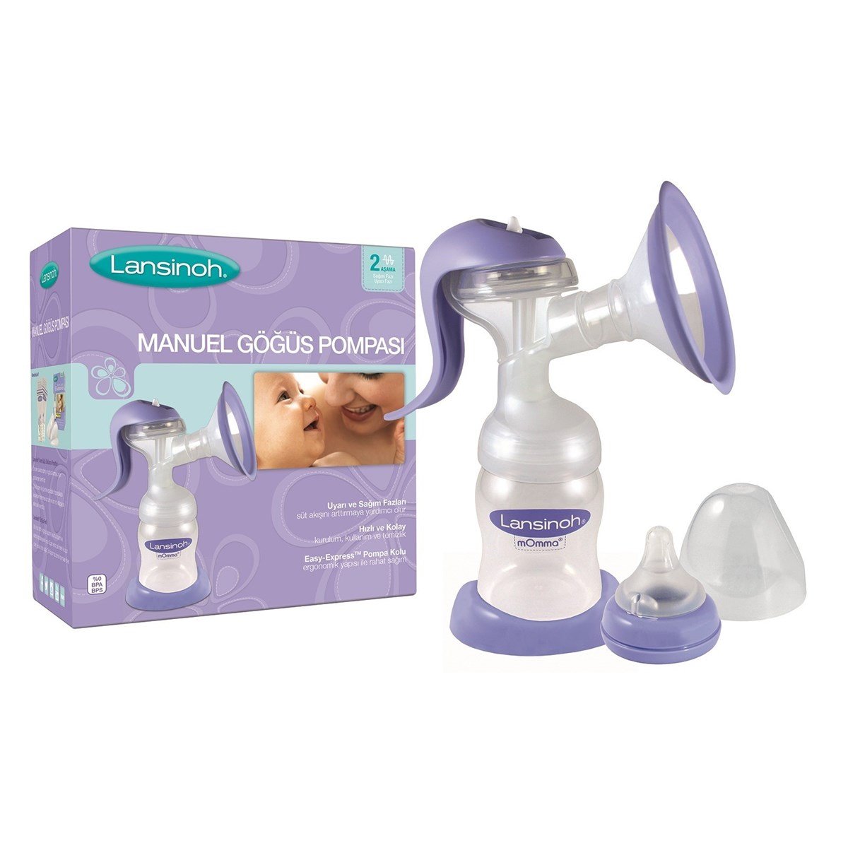 Lansinoh Manuel Göğüs Pompası