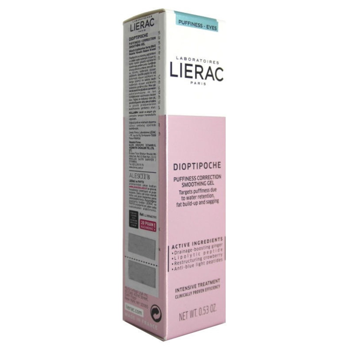 Lierac Dioptipoche Puffiness Correction Smoothing Gel 15Ml