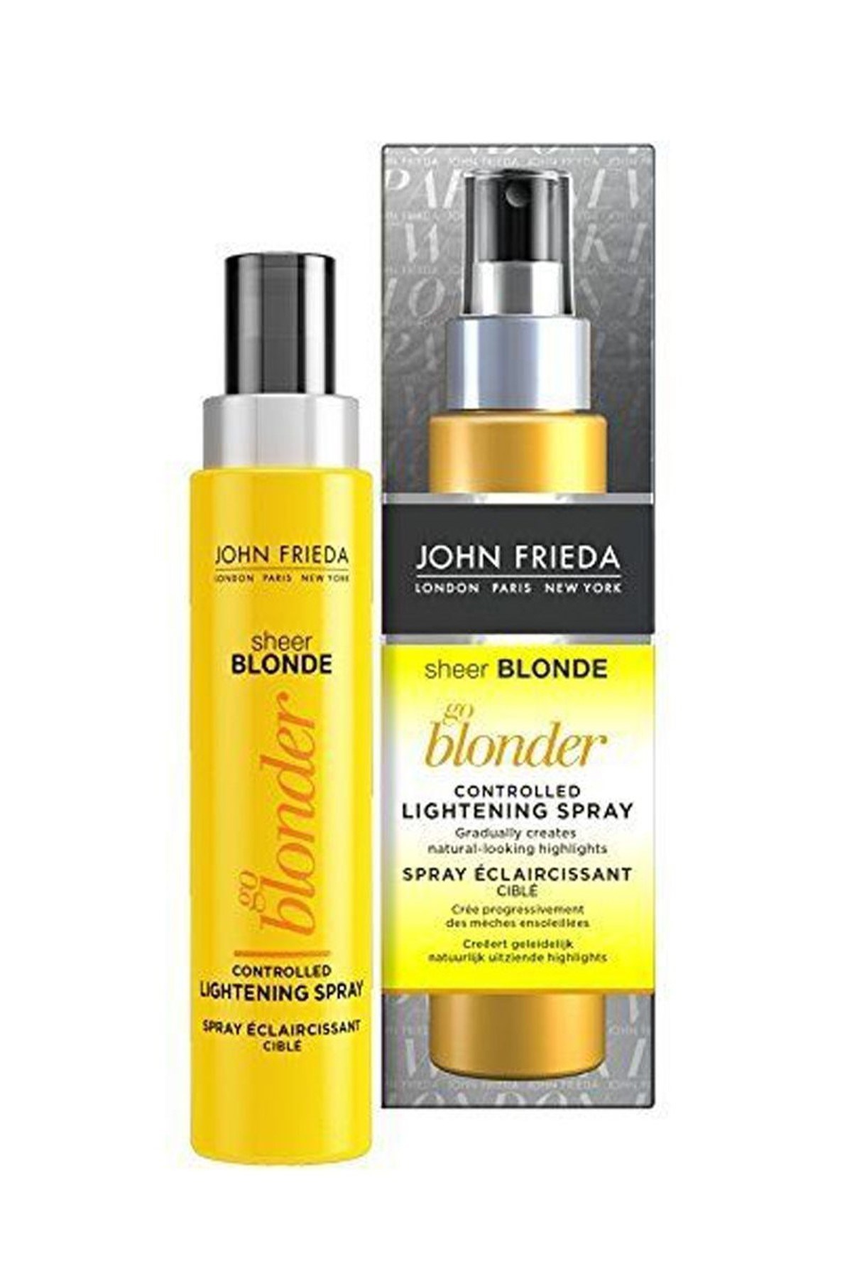 John Frieda Sheer Blonde Sarı Saçlar için Renk Açıcı Sprey 100 ml |  Dermolist.com | 0(312)9119949