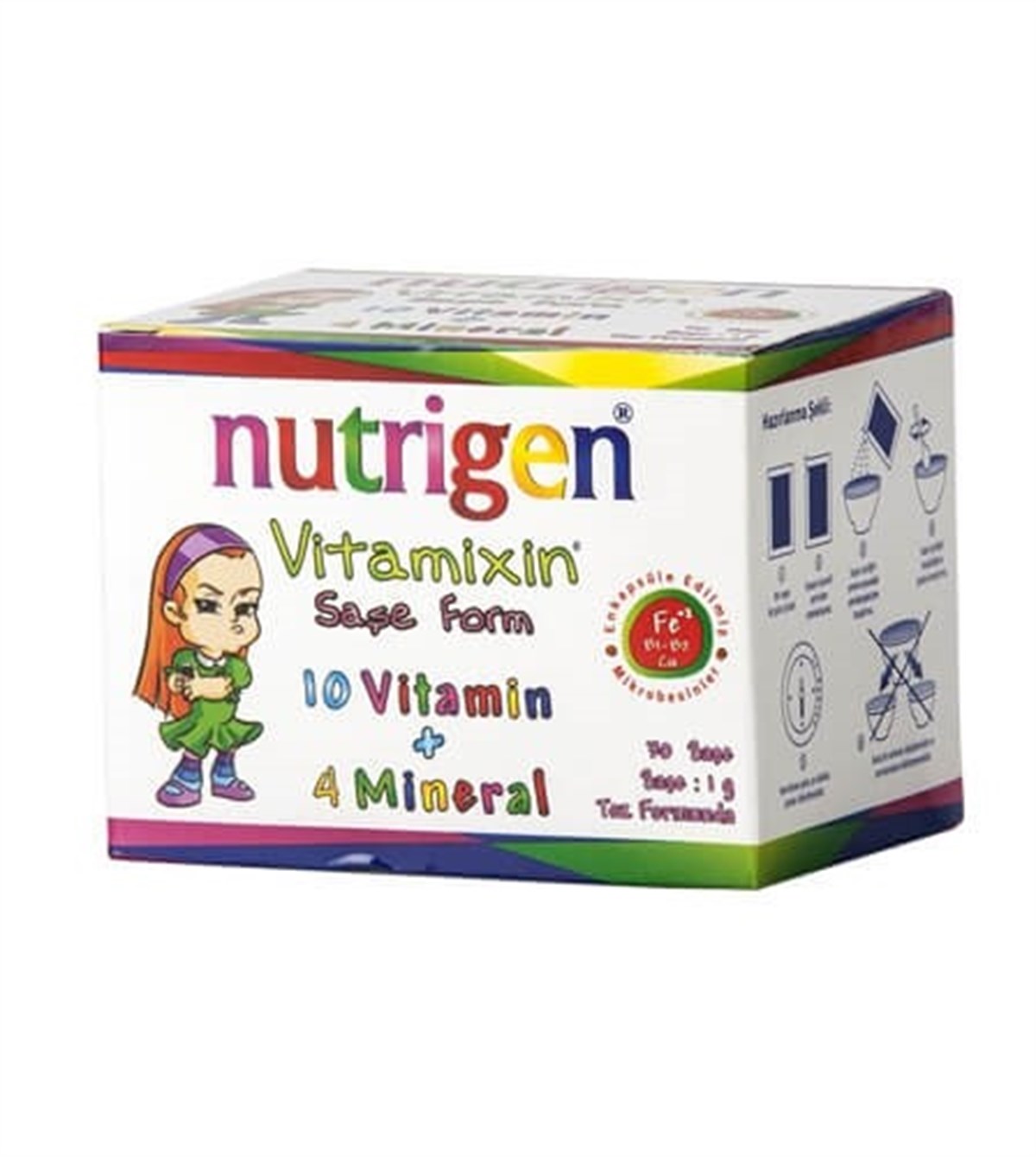 Nutrigen Vitamixin Vitamin Mineral Tozu 30 Şase